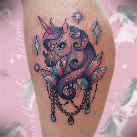 Amazing Unicorn Tattoo By The Talented Sparklesandtattoos 😍🦄🌠 Girly
