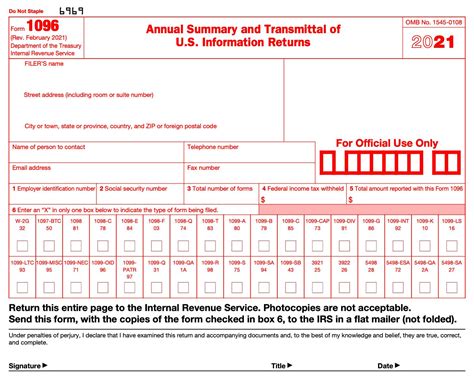 What Is A 1096 Form A Guide For Us Employers Remote