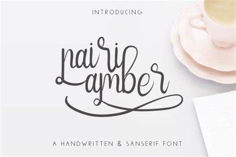 Nairi Amber Font By Edricstudio · Creative Fabrica New Fonts Fancy