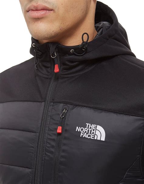 The North Face Synthetic Mittelegi Hybrid Hoodie In Black For Men Lyst