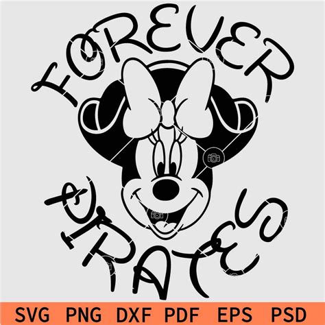 Minnie Forever Pirates Svg Mickey Forever Pirates Svg Disney Forever