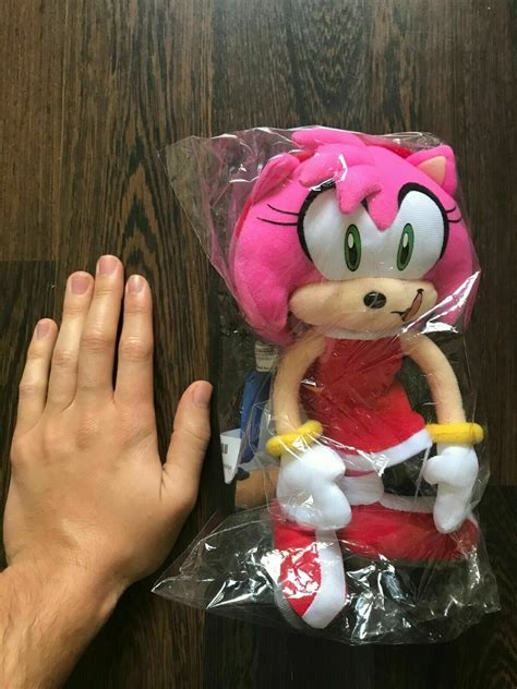 Mavin Great Eastern Sonic The Hedgehog Amy Rose In Red Dress Plush