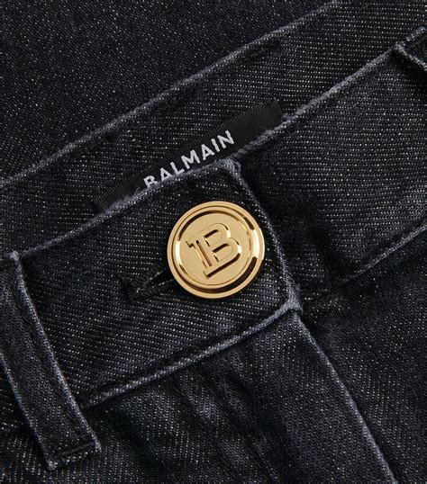 Balmain High Rise Skinny Jeans Harrods BD
