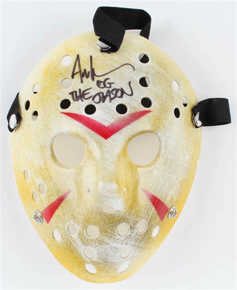 Ari Lehman Signed Friday The 13th Jason Voorhees Mask Inscribed The