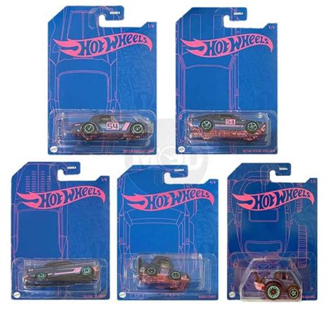 Case Hot Wheels Pearl And Chrome 2022 B Case Of 24 Emc Exclusive