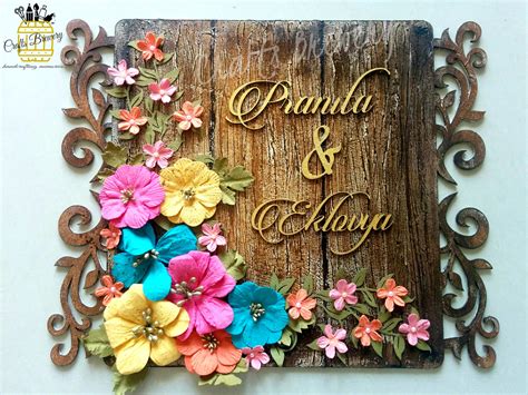 Handmade Name Plate Designs