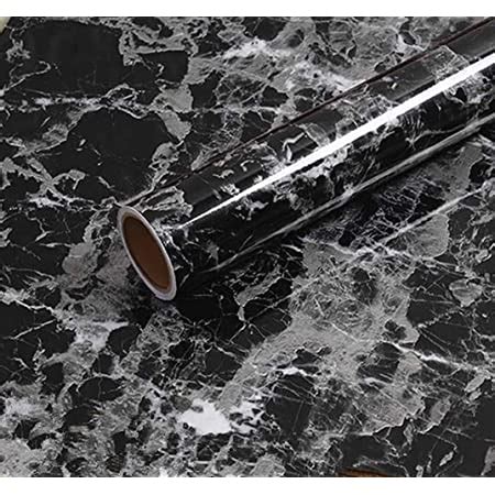 40cm X 200cm Elegant Marble Adhesive Paper Peel Stick Granite Vinyl