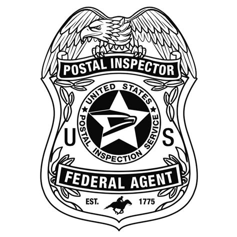 Postal Inspector Us United States Postal Inspection Service Federal Agent Est United
