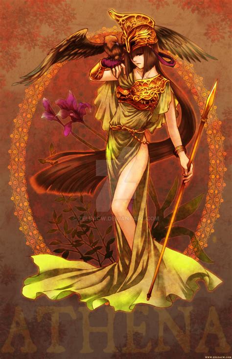 Myth Character Athena By Zeldacw On Deviantart