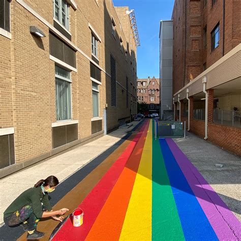Rainbow Alley At University Of Baltimore Rbaltimore