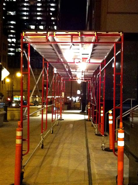 Sidewalk Canopies And Overhead Protection Service One Access