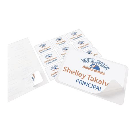 Avery 25395 Flexible Name Tag Stickers Rectangle Labels Name Badges