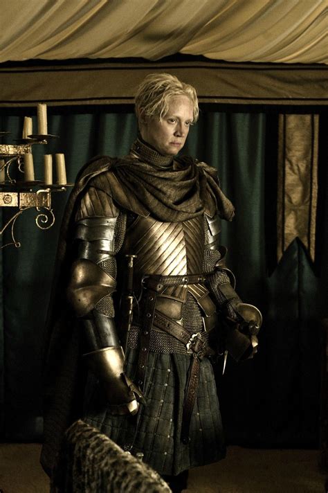 Gwendoline Christie As Brienne Of Tarth Game Of Thrones Promotional Photograph Lady Brienne