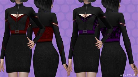 Aithsims4 Cc Finder — Akuiyumi Vampire Dress New Mesh This Is My