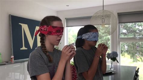 Blindfolded Guess The Food Challenge Youtube