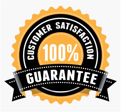 Satisfaction 100 Guaranteed Logo Png Satisfaction Guarantee 100 Logo