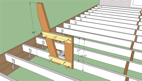 This wood bench plans gives you an opportunity to utilize your old piece of furniture for transforming into something by going for this diy wood bench plan you not only get to hide your hoses but also get a durable piece of outdoor furniture. deck bench | HowToSpecialist - How to Build, Step by Step ...