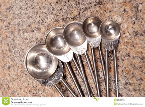 Measuring Spoons Stock Image Image Of Rust Multiples 23490733