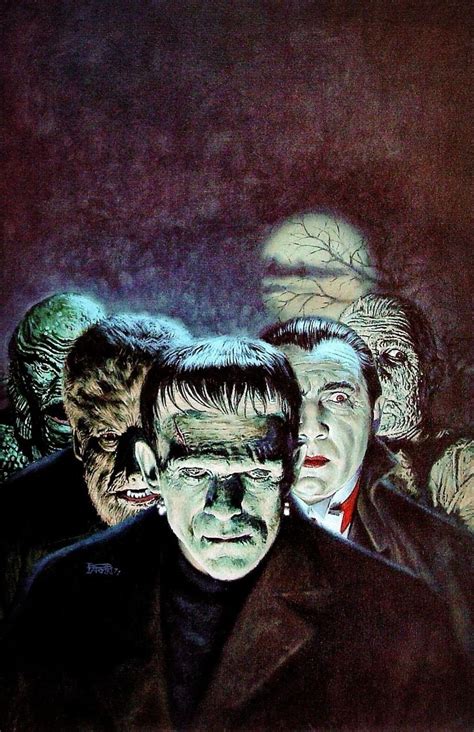 Universal Monsters Art By Bob Larkin Universal Monsters Art