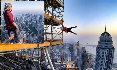 Daredevil Does Human Flag On Worlds Tallest Residential Building