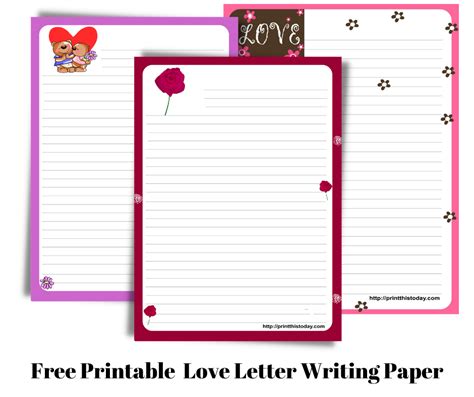 Free Printable Love Letters Printable Word Searches