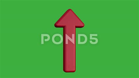 D Green Up Arrow