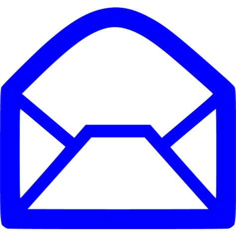 Blue Email Icon Free Blue Email Icons