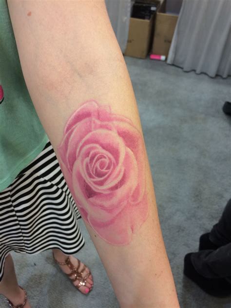 Pink Soft Rose Tattoo Tattoos Rose Tattoo Watercolor Tattoo