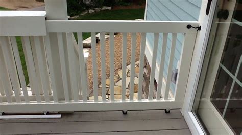 Sliding Gate For Deck Materials From Lowes Youtube Sliding Gate