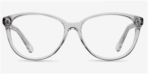 Hepburn Stately Crystal Frames In Bold Style Eyebuydirect Eyebuydirect Eyeglasses Clear