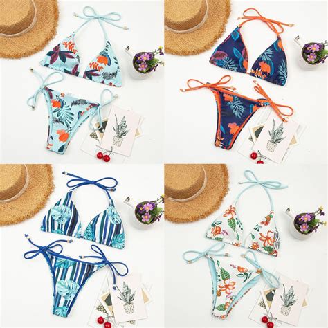 Satın Alın Cs Women Bandeau Bandage Bikini Set Push Up Brazilian Swimwear Beachwear Swimsuit