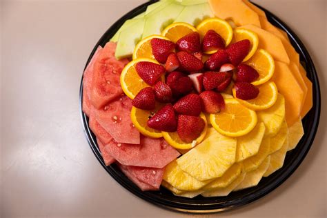 Sliced Fresh Fruit Tray Catering Menu Arts Delicatessen
