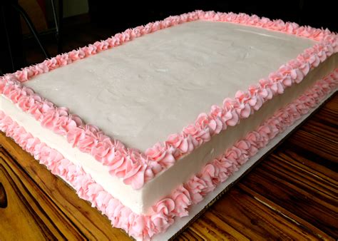 So you're thinking about decorating a cake. Sheet Cake