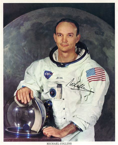 Apollo 11 Michael Collins Official Portrait In Space Suit Nasa