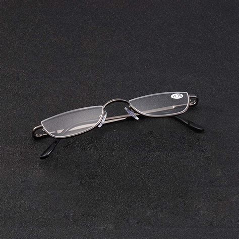 kokobin half frame reading glasses spring hinges for men women slim half moon 691162127430 ebay
