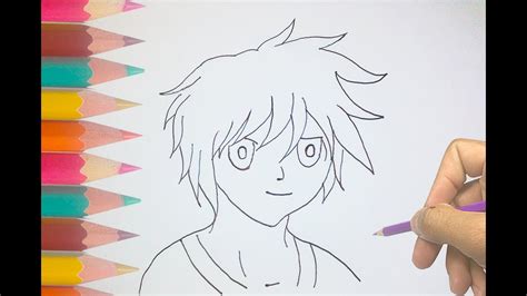 How To Draw An Anime Boy Cool Anime Drawings Hd 1080