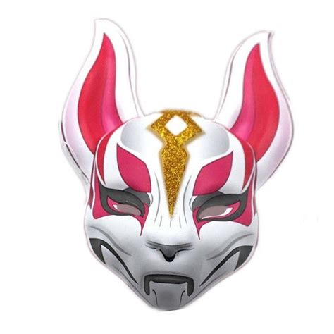 Fortnite Unisex Fox Drift Skin Mask Cosplay Prop Halloween Party