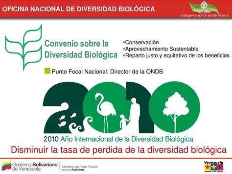Ppt Convenio Sobre La Diversidad Biológica Powerpoint Presentation