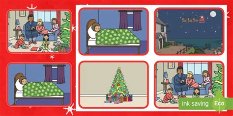 Christmas Picture Story Sequencing Cards