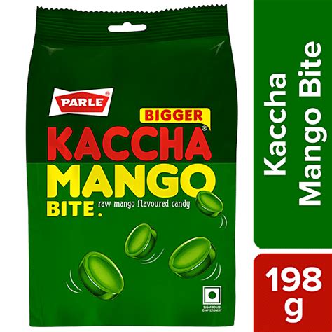 Buy Parle Bigger Kaccha Mango Bite Candy Sugar Boiled Tangy Online