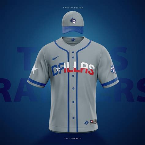 Texas Flags Caruso Texas Rangers Mlb Uniform Sports Jersey