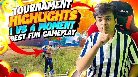 Free Fire Tsg Legend Tournament Highlights 1vs4 Clutch😍and Funny