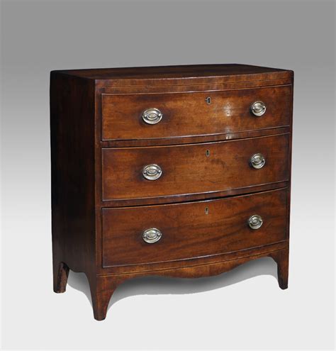 Small Antique Chest Of Drawers Small Mahogany Chest Of Drawers Bow Front Chest 3 Drawer Chest