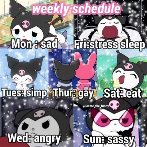 🍑sanrio Memes Mimis 🍑 On Instagram “🙀 😾which One Are You In Right Now😹😭 Kuromi