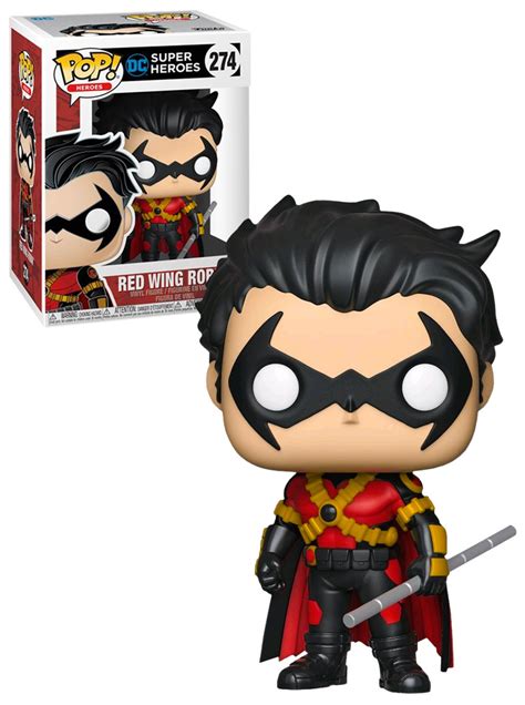 Funko Pop Dc Super Heroes 274 Red Wing Robin New Mint Condition