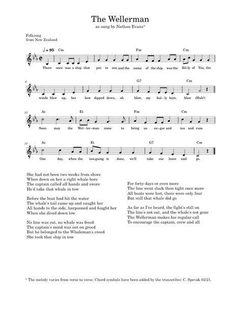 The Wellerman Sheet Music For Guitar Solo