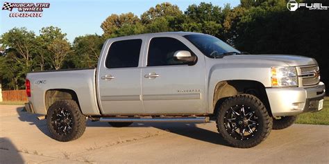 Chevrolet Silverado 1500 Fuel Lethal D567 Wheels Black And Milled