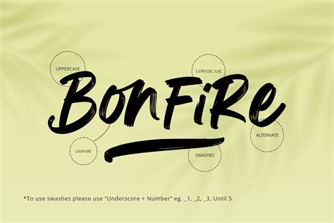 Bonfire Modern Brush Font Free Fonts Script And Handwritten Fonts