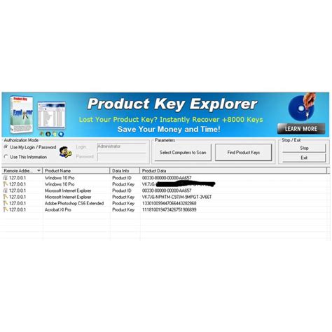Free Product Key Finder Windows 10