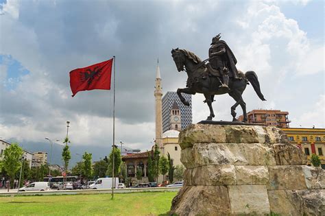 Tirana Albania Skanderbeg Square Photograph By Ken Welsh